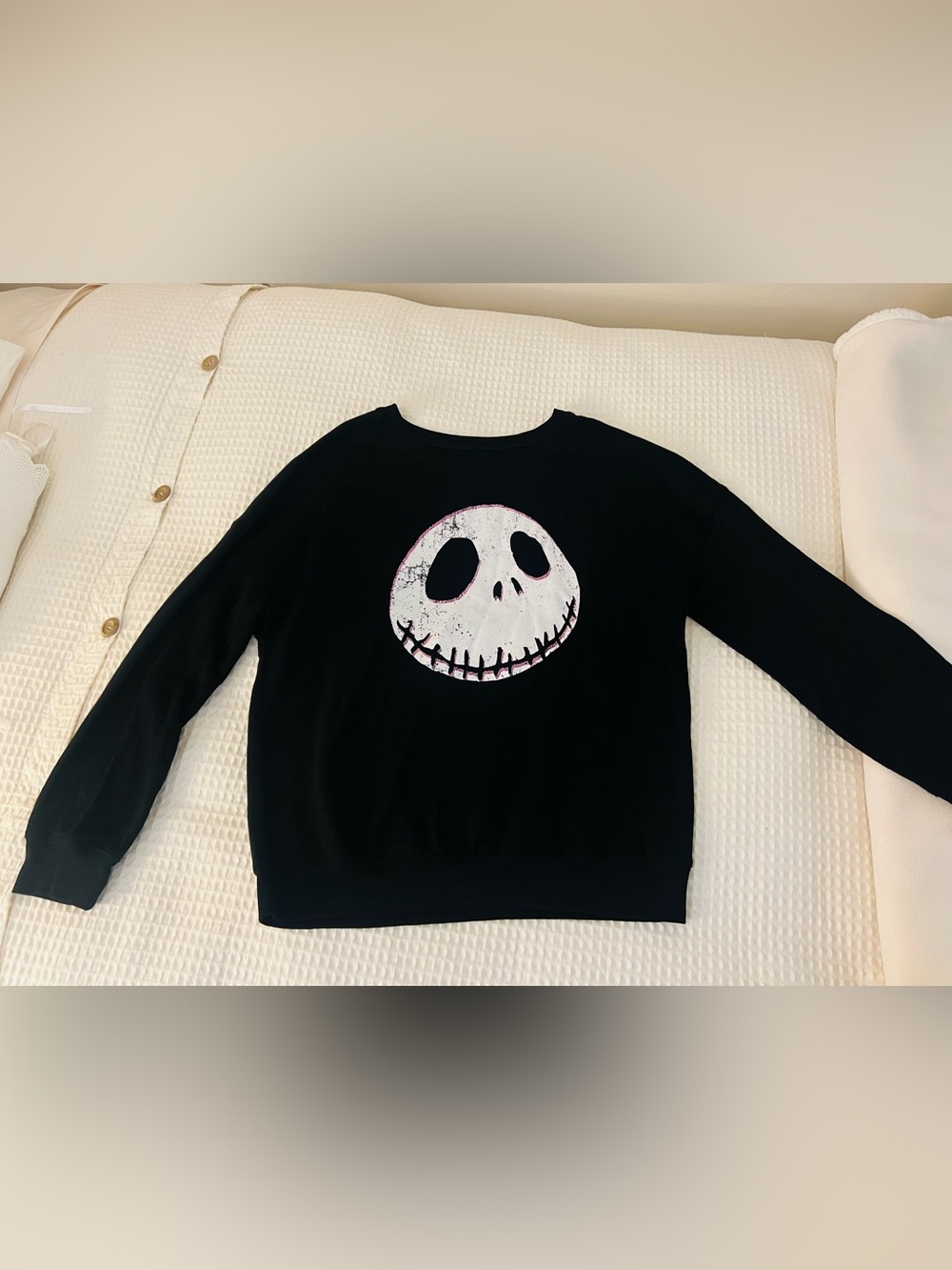 Disney Nightmare Before Christmas Jack Black Sweatshirt